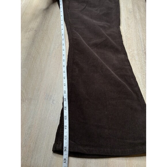 Citizens of Humanity Isola Corduroy Flared Bootcut Jeans Dark Brown Size 31 - Picture 11 of 11